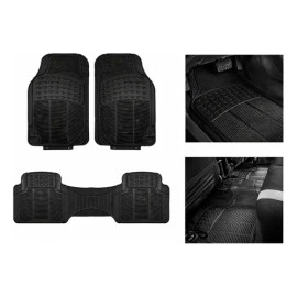 Tapete 3pz Uso Rudo Chevy Silverado 1500 2004 Negro