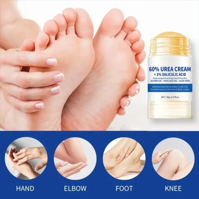 Crema Exfoliante Hidratante Para Pies Con 60% De Urea