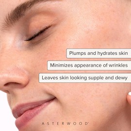 Hyaluronic Acid Serum 8 oz - 100% Pure Organic HA - Anti Aging, Anti Wrinkle - Original Face Moisturizer for Dry Skin & Fine Lines - Leaves Skin Full & Plump - ASTERWOOD NATURALS - Pump Bottle