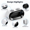 No-Drill Wall Mounted Toothbrush Holder – Self-Adhesive Plastic Bathroom Organizer
