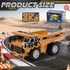 LTFIOON Mini Camion Ribaltabile RC, 1:64 Autocarro Ribaltabile in Metallo
