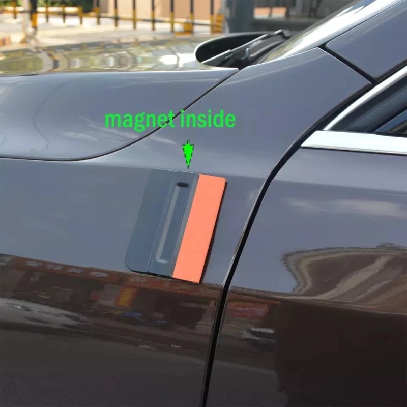 TINT BONDO 2 PCS Pro-Tint Bondo Suede Felt Squeegee for