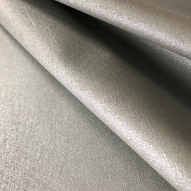 Silky Textured Faux Leather with A Gorgeous Sheen, Soft Satin Like Vinyl Fabric, Embossed Upholstery and DIY Craft Pleather - Cut Continuously by The Yard (Aqua)
