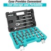 DURATECH 1/2" Drive Socket Set 33-piece Metric/SAE Sockets /2-Inch Ratchet