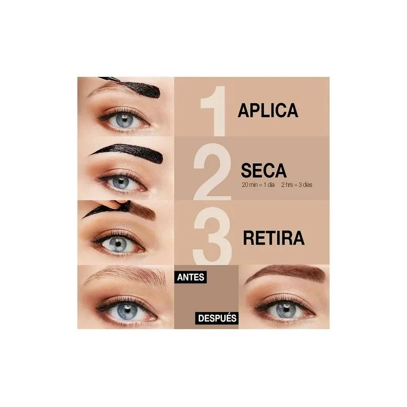 Tinta Para Cejas Maybelline New York Tattoo Brow Mediumbrown Dark