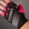 Chiba Solar Cycling Gloves Short Black / Pink 2021 Size: