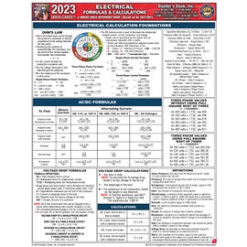 Electrical Formulas & Calculations Quick-Card based on the 2023 NEC