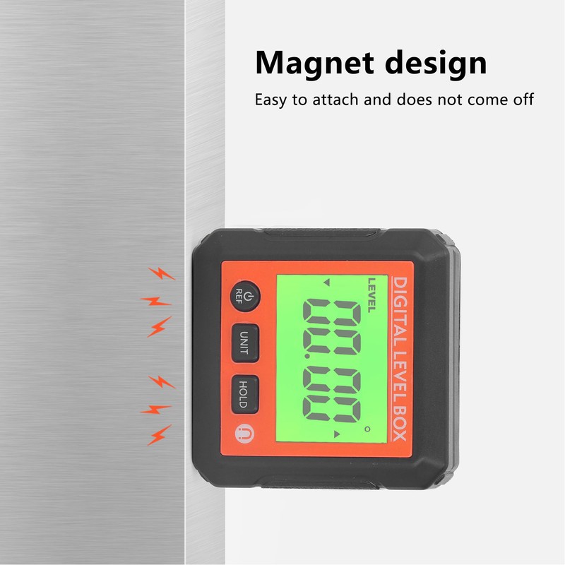 Digital Level Box High Accuracy Magnetic Portable Protractor Inclinometer Angle