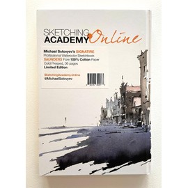 Saunders Sketching Academy Signature Watercolor Sketchbook 100% Cotton