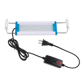 Ultra Thin Aquarium Light Brightening Light Three Color Adjustable Fish Tank Color Enhancement Landscaping LightUS Plug