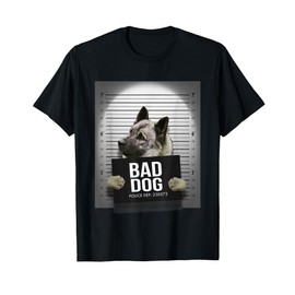 Norwegian Elkhound Mugshot TShirt T-Shirt