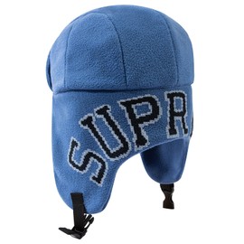 Clakllie Men's Russian Hats with Ear Flap Windproof Ushanka Trapper Hat Soft Warm Winter Hats Aviator Eskimo Hat,PL2402-Blue