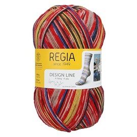 Regia Design Line 4-Ply Sock Yarn, 100 g / 3.5 oz (3880 - Roest)