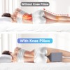 CloudBliss Knee Pillow for Side Sleepers - Cooling Leg Pillow