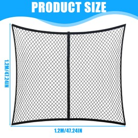 AXVRAV Hochelastisches Gepäcknetz, 120x120cm (Erstreckt Sich auf 210x210cm), LKW Frachtnetz, Kofferraumnetz, LKW Bett Organizer mit 6 Stahlkarabinern fürs große SUVs, Transporter, Busse, Einlagige