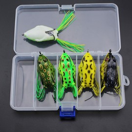 winomo Fishing Lures in the form of Frog Fishing Box for Fishing Sea 5 Pieces