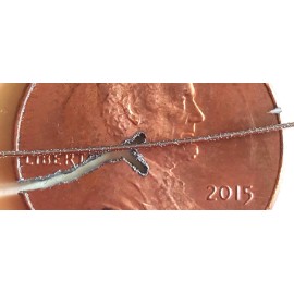 fine diamond wire 6 ft Fine Diamond Cutting Wire Saw Blade for CRL 0.35 mm Stainless Made Japan