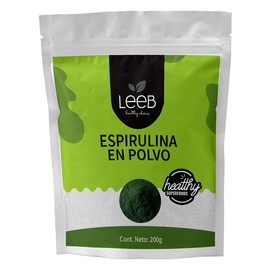 3 PZ - LEEB SPIRULINA EN POLVO
