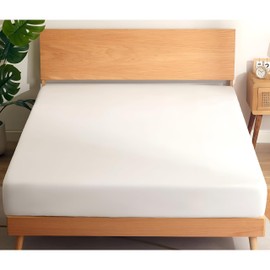 Twin Fitted Sheet Only - 400 Thread Count - Luxury Egyptian Cotton Fitted Sheet - 15" Deep Pocket - Soft & Cooling - Sateen Weave All-Around Elastic - Twin Bottom Sheet Only White