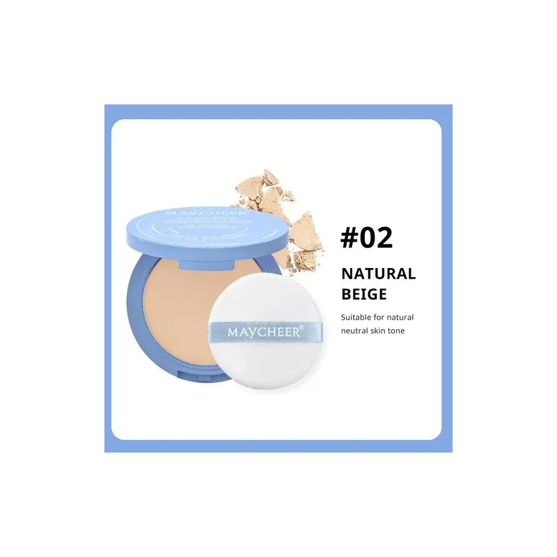 Base De Maquillaje Polvo Compacto Fijador Matte