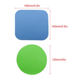 Guifeng 6PCS 12.5cm and 14cm Diameter Can Opener Grabber Mat Kitchen Bottle Rubber Can Opener Kitchen Coasters for Insulated Coasters and Hot Lid Wraps