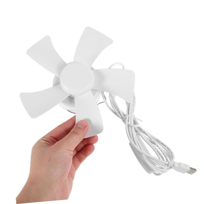 Outanaya Compact Hanging Fan with USB Plug High Wind Power