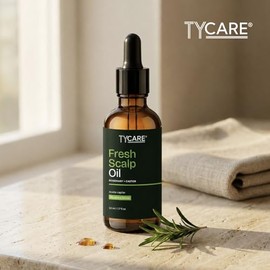 Fresh Scalp Oil – Aceite Capilar Pre-Lavado con Romero, Ricino, Menta y Tea Tree para Cuero Cabelludo y Cabello Débil, Fórmula Natural sin Siliconas ni Parabenos, 50 ml