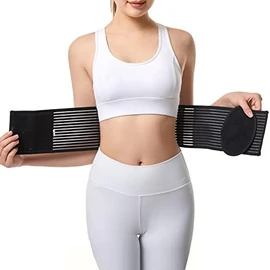 Umbilical Hernia Belt for Men and Women - Compression Pad Abdominal Support - Post-surgery Support Waist, Postpartum Umbilical Herniated Belt (Small/Medium(1 Pack))