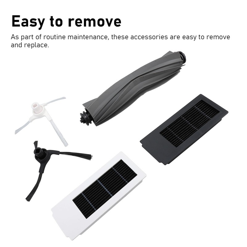 Sweeping Robot Replacement Parts Main Brush Side Brush Filter Mesh