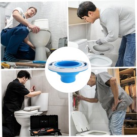 Operitacx Smart Toilet Seal WC-Dichtung WC-Schüssel Dichtung Weiß für siegelring dichtungsring WC-Schüsselring im Badezimmer praktische Toilettenschüsseldichtung wc dichtring Kieselgel Blue