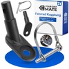 Bicycle Trailer Coupling 2 Sets Black with Safety Pin Compatible