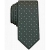 Bar III Men's Canyon Dot Slim Tie One Size Charcoal