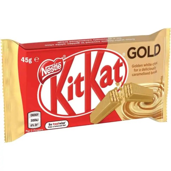 Nestle Bulk Nestle Kitkat Gold Bar 45g ($2.20 each x 12 units)