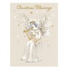 Regal Publishing Christmas Card Open Religious Angel - 8 x