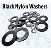 M12 Black Nylon Washers Flat Form A DIN 125A (Pack