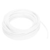 sourcing map Expandable Sleeving,3/16-inch 25ft Cable Sleeve, White