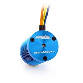 HobbyStar 3650 540 Sensorless Brushless Motor for 1/10 1/12 RC Car 4370KV, 9T