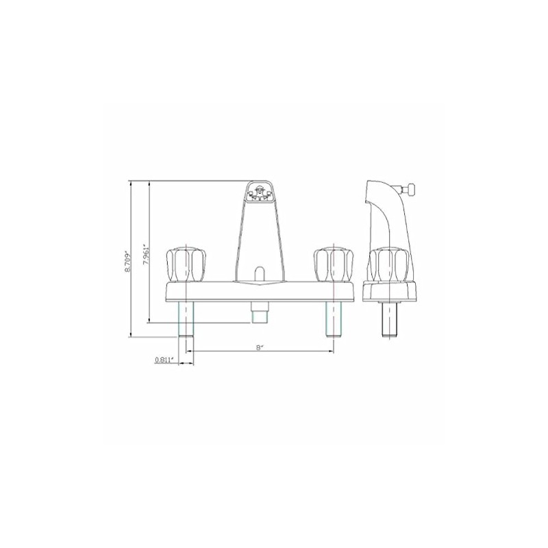 Likimen RV and Mobile Home Bath Tub & Shower Faucet