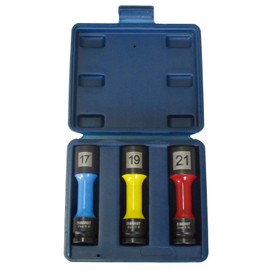 Signet 23395 1/2 Drive Thin Impact Socket Set for 3PC Foil Nuts