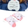 USB Hand Gloves Electric Cute Animal Shape Fingerless Cartoon USB