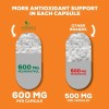 Resveratrol Nature's Nutrition 1800mg Cápsulas Antioxidante Vegano