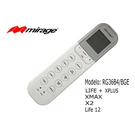 Genérico Control Remoto Mirage Original Life+ Life12 X2 Magnum 17 16