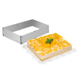 Tescoma Rectangular Adjustable Baking Frame 28X20-50X34 cm Delicia, Assorted, 19.8 x 5.8 x 29.1 cm