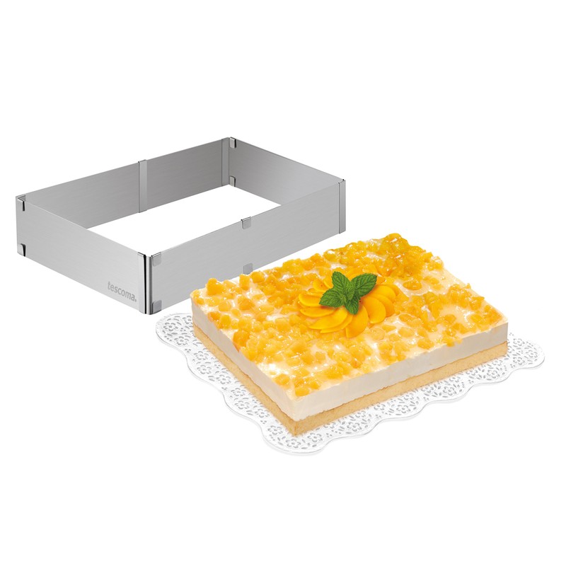 Tescoma Rectangular Adjustable Baking Frame 28X20-50X34 cm Delicia, Assorted, 19.8
