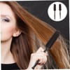 Healeved 2pcs Bristle Hair Comb Handle Styling Brush for Curly