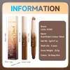 Dual-Ended Cream Contour Wand Highlight Stick (Deep Rich)