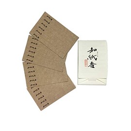 Washikou Japanese Paper Incense Born in Awaji Island [Lavender] Washikou, Paper Incense, Incense, 6 Pieces x 4 Sheets, Founded in Ansei 2 Years Fujii Buddhist Altar