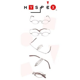 MySpex 18 Oval - Pewter - Strength +2.5
