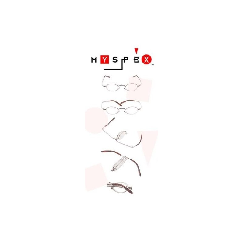 MySpex 18 Oval - Pewter - Strength +2.5