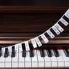 ZHRUNS Removable Piano Key Stickers, 61 Key Full Size Silicone